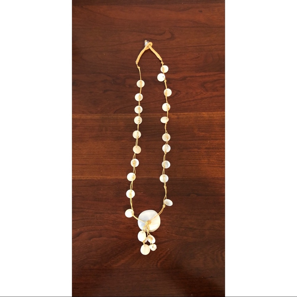 White Shell Necklace - image 2